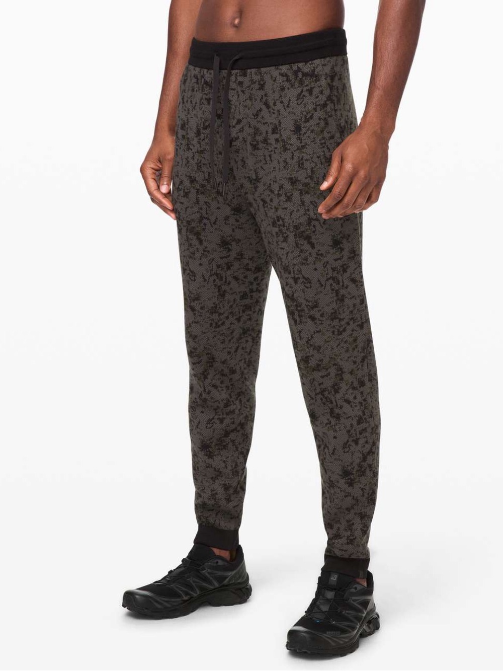 Lululemon Wind Down Jogger Black / Dark Olive / Anchor
